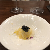 虎峰 - キャビアとカラスミの冷製麺