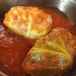 オーボンヴュータン - 肉食った感たんまりのロールキャベツ。