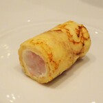 アルカナイズ - 夕食：タパス（本エビとクレープのログ）