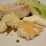 アルカナイズ - 夕食：鰆 カリフラワー 白子