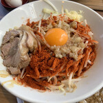 ラーメン 豚まる - 激辛魚介油そば