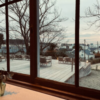 古我邸 - 窓際のお席からの眺め