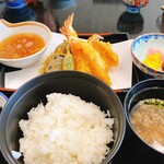 天政 - 天婦羅定食1200円