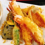 天政 - 天婦羅定食1200円