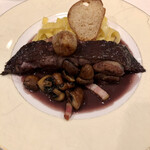 北島亭 - ナメタガレイの赤ワイン煮