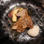 GINZA KOSO - 特選黒毛和牛の鉄鍋焼き