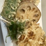 Yakitori Izakaya Torian - 野菜の天麩羅盛り合わせ