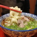 蘭州拉麺 一天一面 - 手打ち！太麺が美味しかった