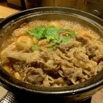 純愛うどん なでしこ - すき焼き風うどん（ごはん付き）（￥1500）