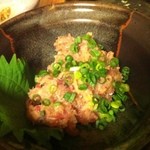 酒徒庵 - 【2012年8月】鯵のたたき（だっけ？）