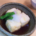 ひのはら四季の里 - 揚げ出し豆腐　しっかりしたお味