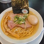 まぐちゃんラーメン - 極❗ 鶏らぁめん (潮) ＋味付け玉子