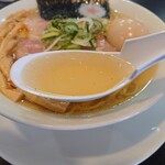 まぐちゃんラーメン - 極❗ 鶏らぁめん (潮) スープアップ