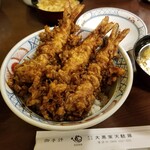 大黒家天麩羅 - 海老天丼。