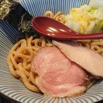 長男、もんたいちお - つけ麺アップ。