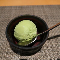 旬菜ステーキ処 らいむらいと - デザートつき　抹茶アイス