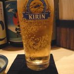 蕎麦バーかつのや - 生ビール