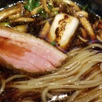 ラーメン巌哲 - 鴨蒸籠＋鴨ロース