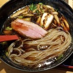 ラーメン巌哲 - 鴨蒸籠＋鴨ロース
