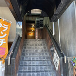 Sawadesumiyoshi - 店階段登り口