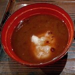 滝のや 屋外売店 - 料理写真:温かいぜんざい