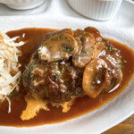 カフェ キャメル - Aランチセットデミグラスハンバーグ（ライス大盛り）