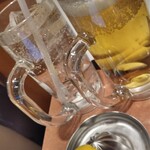 バーミヤン - 18:00になる前に生ビールと生搾りレモンサワーを。