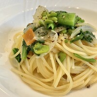 ミノリ リストランテ イタリアーノ - Aランチ(\1,500)　春野菜とアンチョビのオイルソース（1/2シェア分）