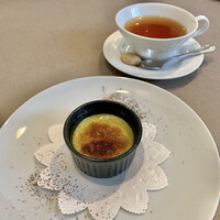 ミノリ リストランテ イタリアーノ - Aランチ(\1,500)　デザート（ピスタチオのクレームブリュレ）