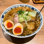 Nii - 【2021年01月】生姜醤油ラーメン＠850円（麺大盛）、提供時。