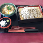 西熱海ゴルフコース　レストラン - 料理写真:ミニかつ丼+盛り蕎麦