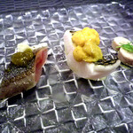 Italian Kappo EMME - 夜のコース５０００円／前菜：2012 Aug.