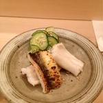 鮨 さいとう - 今日の一番！炙り穴子。