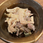 鳥茂 - がつ酢　美味い