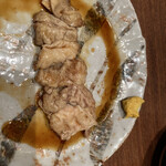 鳥茂 - これも名物，しろ！美味しい！！