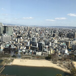 大阪なだ万 - 店内からの眺め