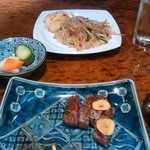 知喜多 横浜西口店 - 後からもやしとマッシュポテトが来ました。