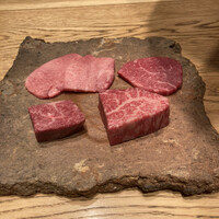 焼肉すどう 春吉 - 【写真②】シャトーブリアン・タン元・ハラミ