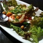 ダバ インディア - ひよこ豆と玉ねぎのサラダ（530円）