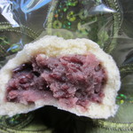 九つ井 - 皮はしっとり、あんこは上品な甘さの小豆