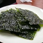 長浜　玄風館 - 韓国海苔は一人に３枚あてくらいです