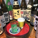 上総屋 - 地酒三種飲み比べセットもご用意しております。