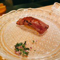 鮨よしかわ 恵比寿 - 牛肉の握り