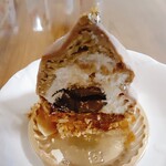 パティスリー レザネフォール - 断面(汚くてごめんなさいでもすごく美味しい