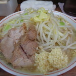 ラーメン二郎 - 小、ニンニクW