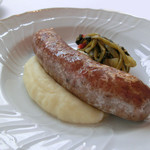 ＜A＞岡山無菌豚の自家製サルシッチャのオーブン焼き