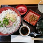 Kawashige Kawagoe Yabettei - しらすネギトロ丼　1700円