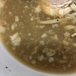 ラーメン二郎 - ど乳化スープ