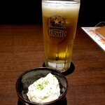 Sumibi Sakagura En - ビールとお通し