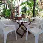 パニパニ - 木漏れ日が最高。下は砂です！